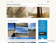 Tablet Screenshot of knottedprop.wordpress.com