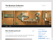 Tablet Screenshot of bowmancollection.wordpress.com