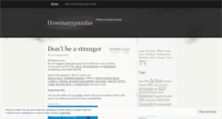 Desktop Screenshot of howmanypandas.wordpress.com