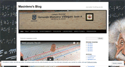 Desktop Screenshot of masinleno.wordpress.com