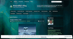 Desktop Screenshot of mutarabby.wordpress.com