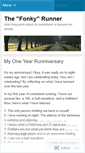 Mobile Screenshot of fonkyrunner.wordpress.com
