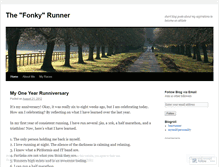 Tablet Screenshot of fonkyrunner.wordpress.com
