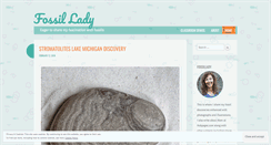 Desktop Screenshot of fossillady.wordpress.com