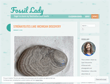 Tablet Screenshot of fossillady.wordpress.com