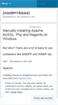 Mobile Screenshot of nooblikeaboss.wordpress.com