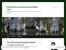 Tablet Screenshot of floridaenvironmentallaw.wordpress.com