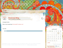 Tablet Screenshot of melusine80.wordpress.com