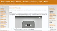 Desktop Screenshot of halloweendecorations.wordpress.com