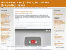 Tablet Screenshot of halloweendecorations.wordpress.com