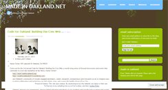 Desktop Screenshot of madeinoakland.wordpress.com