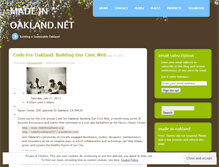 Tablet Screenshot of madeinoakland.wordpress.com