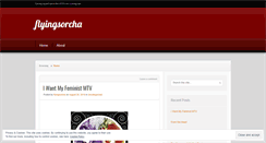 Desktop Screenshot of flyingsorcha.wordpress.com