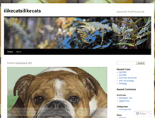Tablet Screenshot of ilikecatsilikecats.wordpress.com