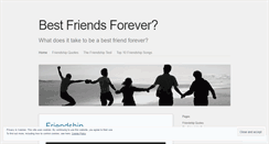 Desktop Screenshot of friendshipkeepers.wordpress.com
