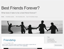 Tablet Screenshot of friendshipkeepers.wordpress.com