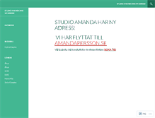 Tablet Screenshot of amandastudio.wordpress.com