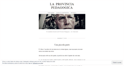 Desktop Screenshot of laprovinciapedagogica.wordpress.com