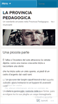 Mobile Screenshot of laprovinciapedagogica.wordpress.com