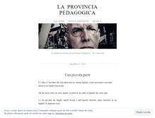 Tablet Screenshot of laprovinciapedagogica.wordpress.com