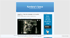 Desktop Screenshot of kdjani.wordpress.com