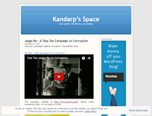 Tablet Screenshot of kdjani.wordpress.com