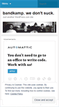 Mobile Screenshot of bandkampsc.wordpress.com