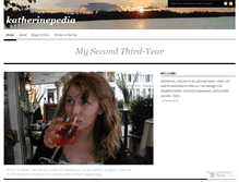 Tablet Screenshot of katherinepedia.wordpress.com