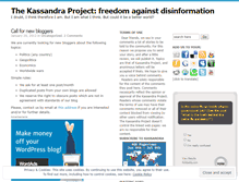 Tablet Screenshot of kassandraproject.wordpress.com