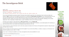 Desktop Screenshot of incontiguousbrick.wordpress.com