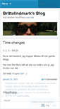 Mobile Screenshot of brittalindmark.wordpress.com