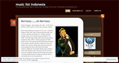 Desktop Screenshot of musiclistindonesia.wordpress.com