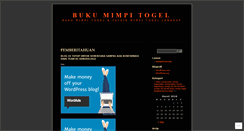 Desktop Screenshot of bukumimpitogel.wordpress.com