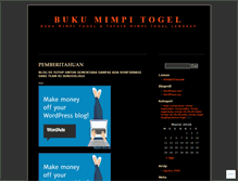 Tablet Screenshot of bukumimpitogel.wordpress.com
