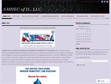 Tablet Screenshot of americanmaterialhandling.wordpress.com