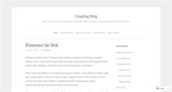 Desktop Screenshot of cingdag.wordpress.com