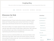 Tablet Screenshot of cingdag.wordpress.com