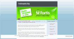 Desktop Screenshot of fortishospitals.wordpress.com