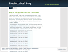 Tablet Screenshot of freehotbabes.wordpress.com