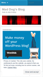 Mobile Screenshot of maddogblog.wordpress.com