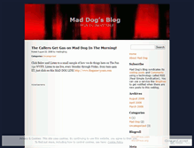 Tablet Screenshot of maddogblog.wordpress.com