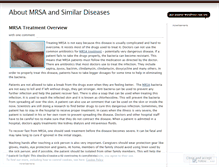 Tablet Screenshot of mrsastaphinfection.wordpress.com