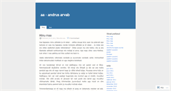 Desktop Screenshot of andrus.wordpress.com