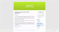 Desktop Screenshot of piarvi.wordpress.com