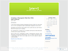 Tablet Screenshot of piarvi.wordpress.com
