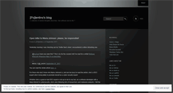 Desktop Screenshot of polentino911.wordpress.com