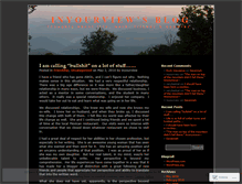 Tablet Screenshot of inyourview.wordpress.com