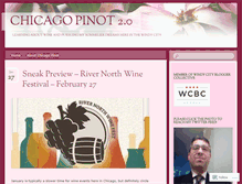 Tablet Screenshot of chicagopinot.wordpress.com