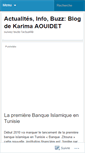 Mobile Screenshot of actualitestunisie.wordpress.com