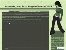 Tablet Screenshot of actualitestunisie.wordpress.com